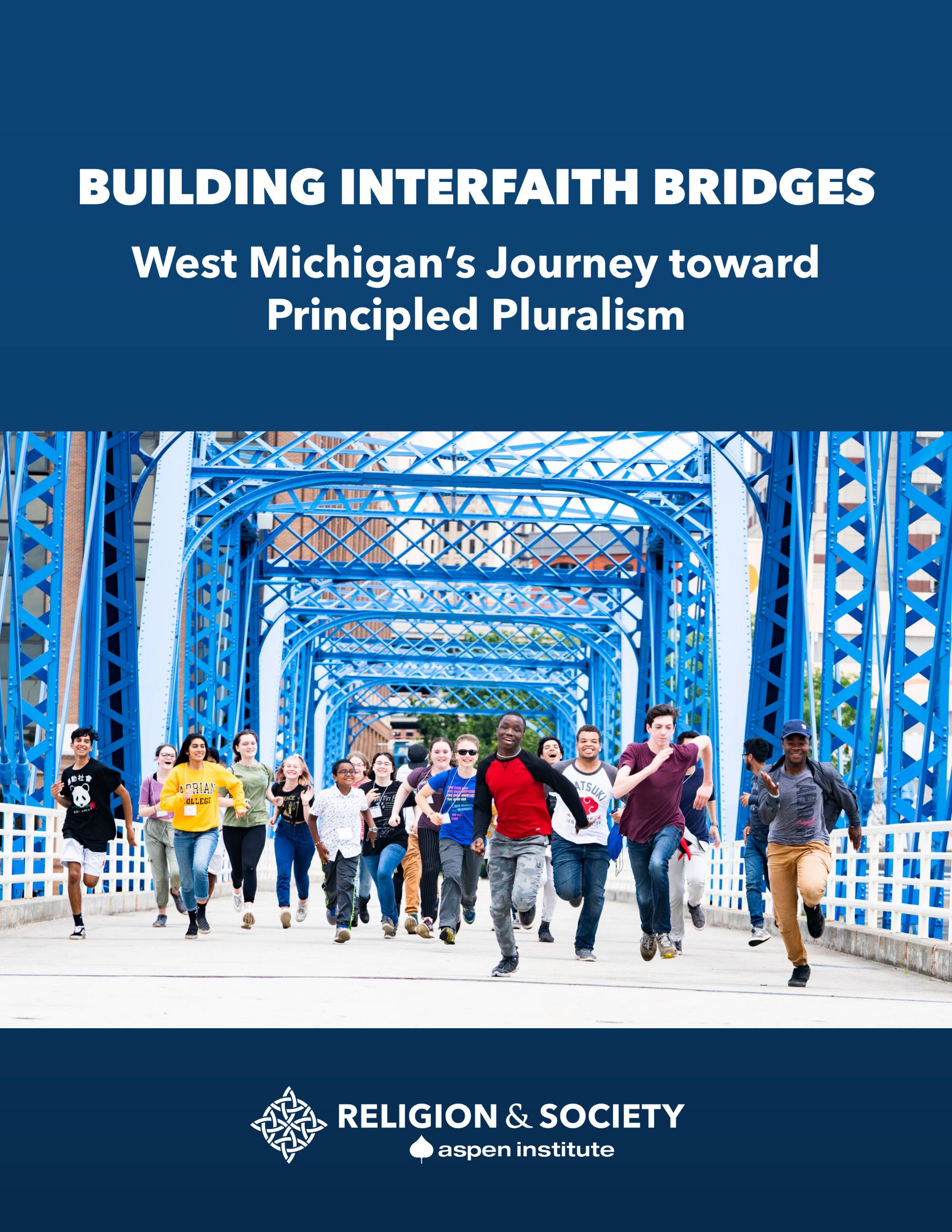 Cover of Building Interfaith Bridges report on interfaith in west michigan. click to read report